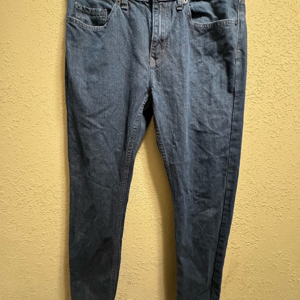 Banana Republic Slim Straight Jeans in Dark Blue